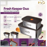 FRESH KEEPER DUA STAINLESS STEEL CONTAINER