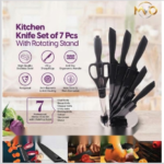 KITHEN KNIFE SET OF 7 PCS WITH STAND