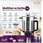 MULTISERVE KETTLE WITH STEAMER 1.5L.