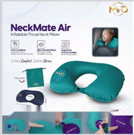 NECKMATE AIR INFATABLE TRAVEL NECK PILOW