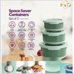 SPACE SAVER CONTAINERS SET OF 2