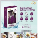 STAINLESS STEEL CUTLERY SET 24 PCS