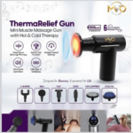 THERMARELIEF GUN MINI MUSCLE MASSAGE GUN WITH HOT & COLD THERAPY