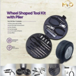 WHEEL SHAPED TOOL KIT WITH PILER
